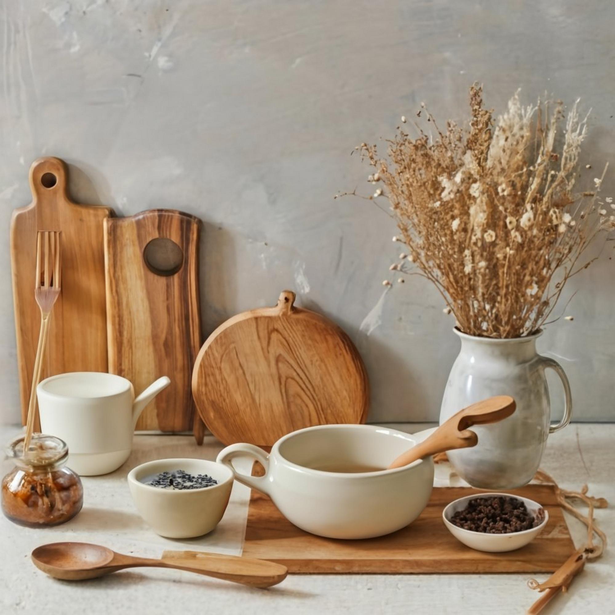 Cozy kitchen workspace with tools
